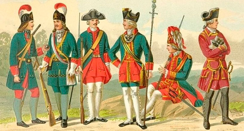 Униформа. От Петра I до Павла I