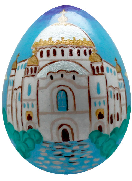 Яйцо сувенирное «Кронштадт»
